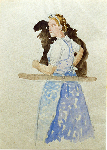 Mädchen in Sonntagstracht