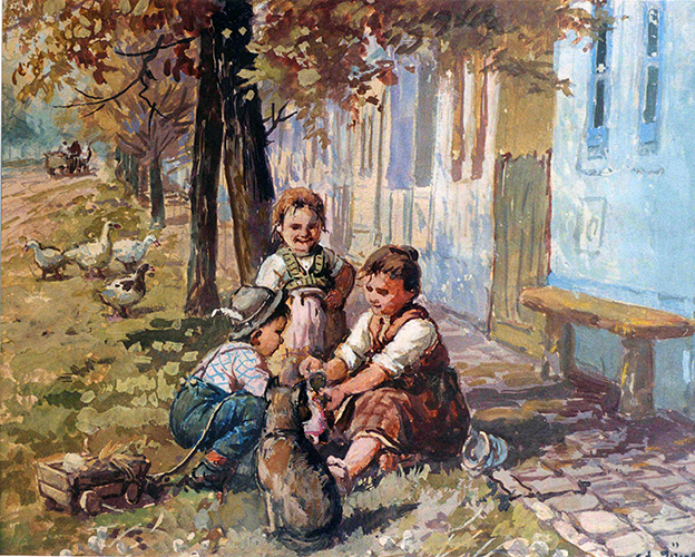 Spielende Kinder