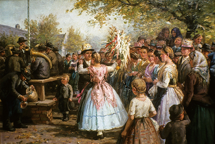 Ehrentanz der Vorstraußtänzerin