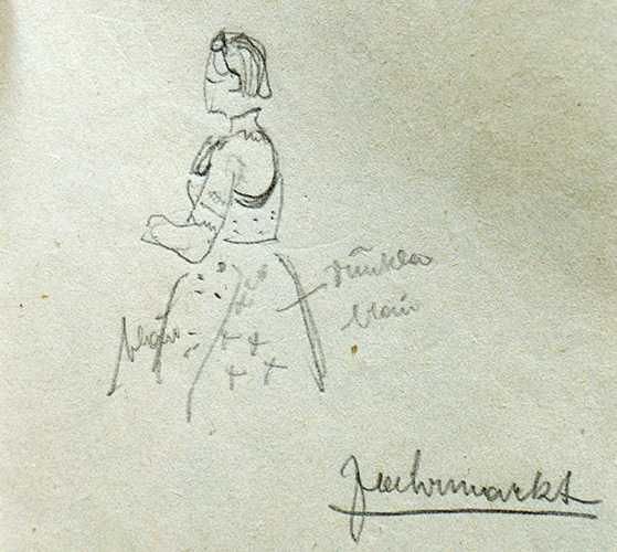 Jahrmarkt, Mädchentracht