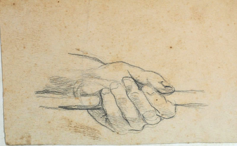 Handstudie, Griff