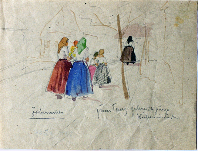 Jahrmarkt, Sonntagstracht