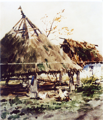 Verfallende Rossmühle