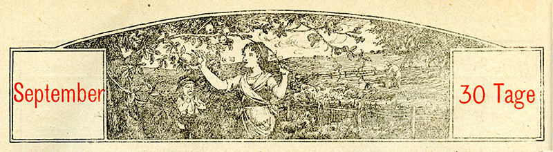 Monatsvignette – September