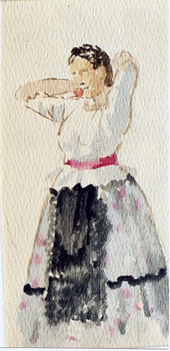 Mädchen in Sonntagstracht