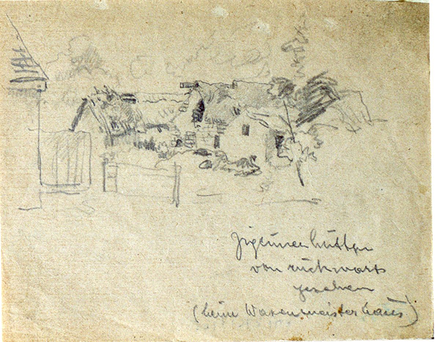Zigeunerhütten beim Wasenmeisterhaus