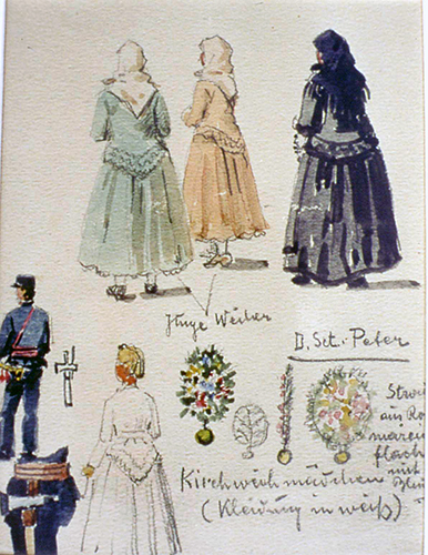 Deutschsanktpeter, Trachtenstudien