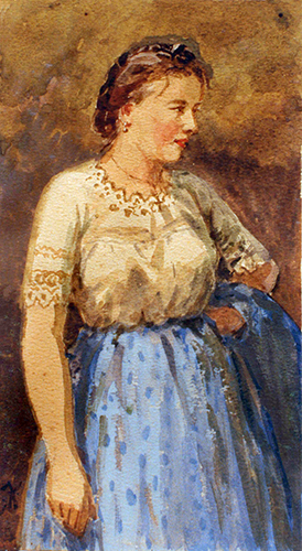Die Jugend, Bauernmädchen