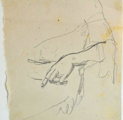 Handstudie, Damenarm