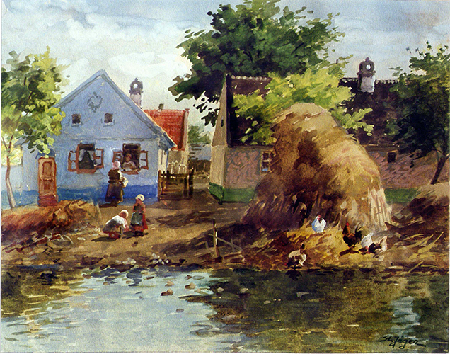 Dorfrand mit Kaul