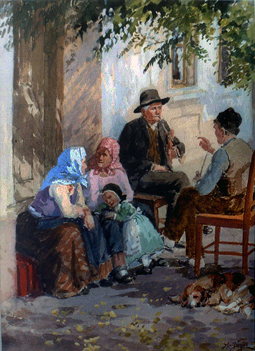 Maien auf der Gasse