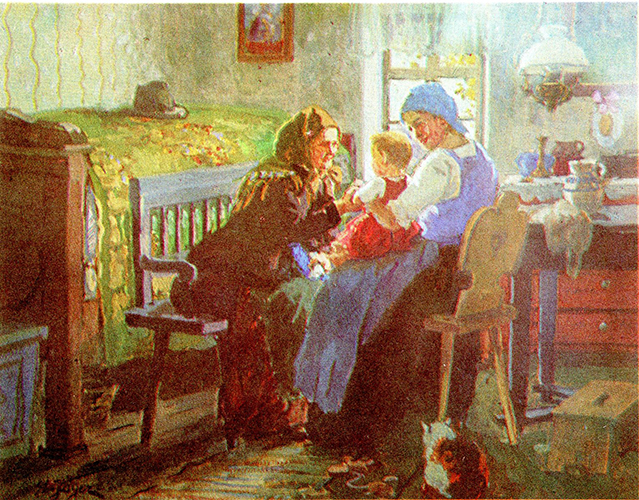 Besuch der Großmutter