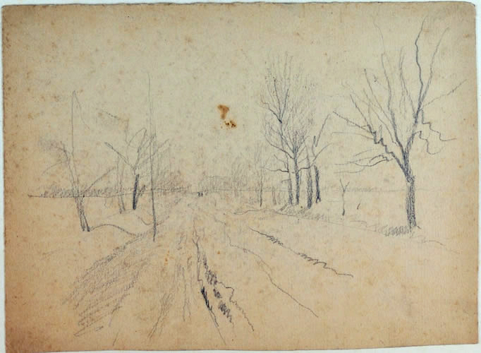 Landstraße, Winter