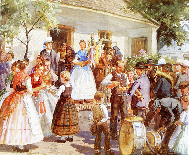 Im Hof der Vortänzerin