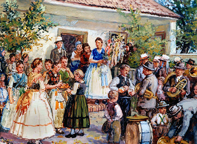 Im Hof der Vortänzerin