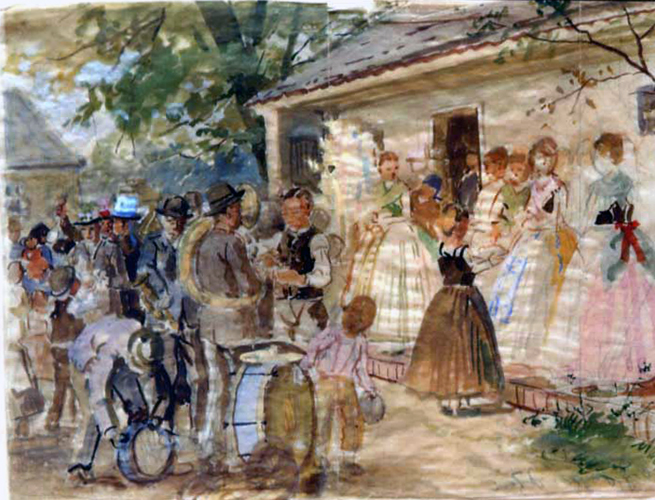 Im Hof der Vortänzerin
