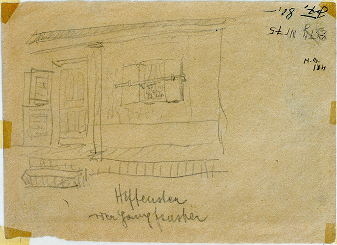 Hoffenster oder Gangfenster