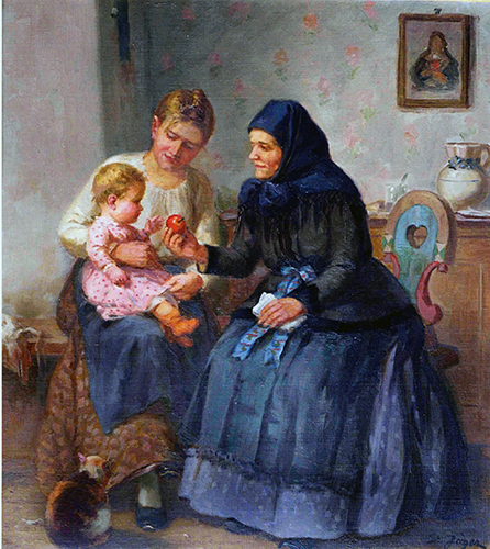 Besuch der Großmutter