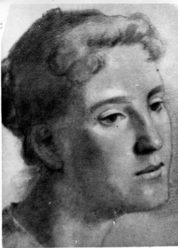 Frauenbildnis, helles Haar