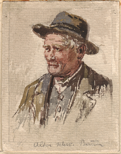 Alter schwäbischer Bauer