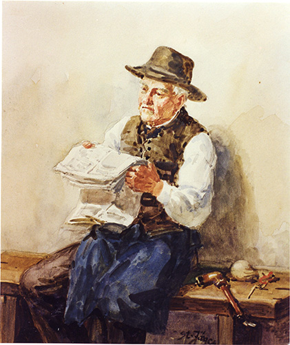 Zeitungsleser