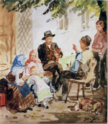 Maien auf der Gasse