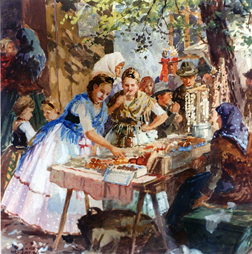 Zuckerbäckerstand