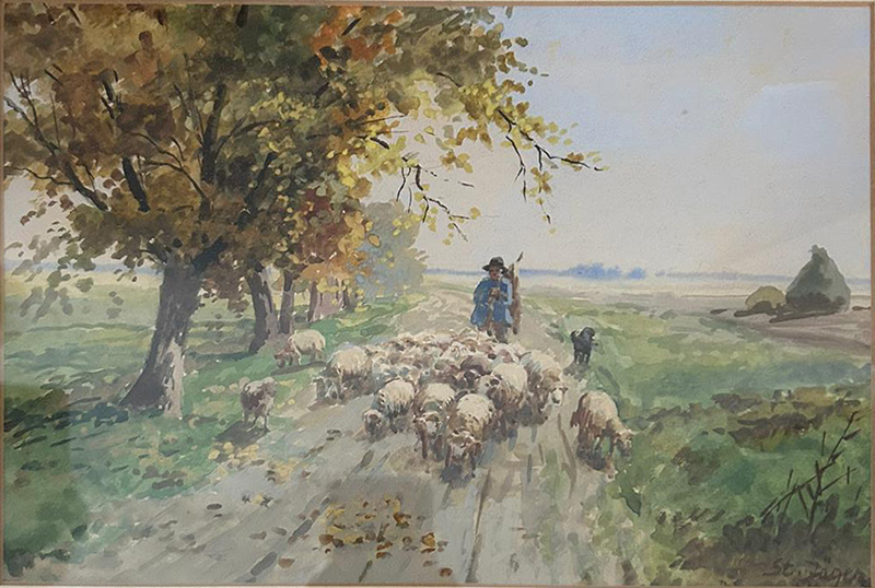 Ziehende Herde