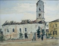 Szabács, zerschossene Kirche - WK:0614