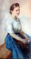 Mädchen auf der Bank - WK:0632