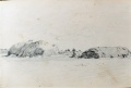 Alte Strohschober auf dem Feld - WK:1817
