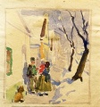 Dorfstraße im Winter - WK:1323