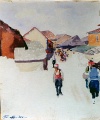 Dorfstraße in Bosnien - WK:0985