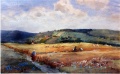 Hügellandschaft mit Weizenfeld - WK:0030