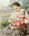 Mutter mit Kind auf dem Schoß - WK:1183