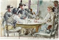 Bauern beim Kartenspiel - WK:1096