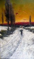 Winterlandschaft, Abendstimmung - WK:1954