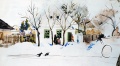 Dorfstraße im Winter - WK:1341