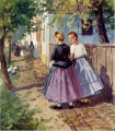 Mädchen auf der Dorfstraße - WK:0053