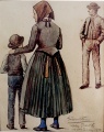 Guttenbrunn, alte Tracht - WK:1001