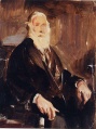 Portret - schiță (Männerporträt, sitzender Mann (Skizze)) - WK:0963