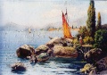 Seeufer mit Segelboot - WK:1047