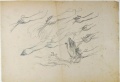 Handstudie, Tuch haltend - WK:1867