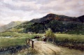 Hügellandschaft mit Brücke - WK:0523
