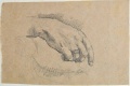 Handstudie, lockere Haltung - WK:1868