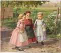 Drei Mädchen unterwegs - WK:0623