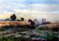 Weizenflur mit Pferdewagen - WK:1704