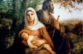 Die heilige Familie auf der Flucht - WK:0530