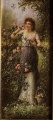 Dame und rote Rosen - WK:0081
