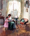 Mutter und Tochter lesen - WK:1969